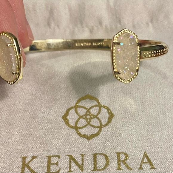 Kendra Scott Jewelry - Kendra Scott Elton bracelet - gold with iridescent drusy. 14K gold over brass.